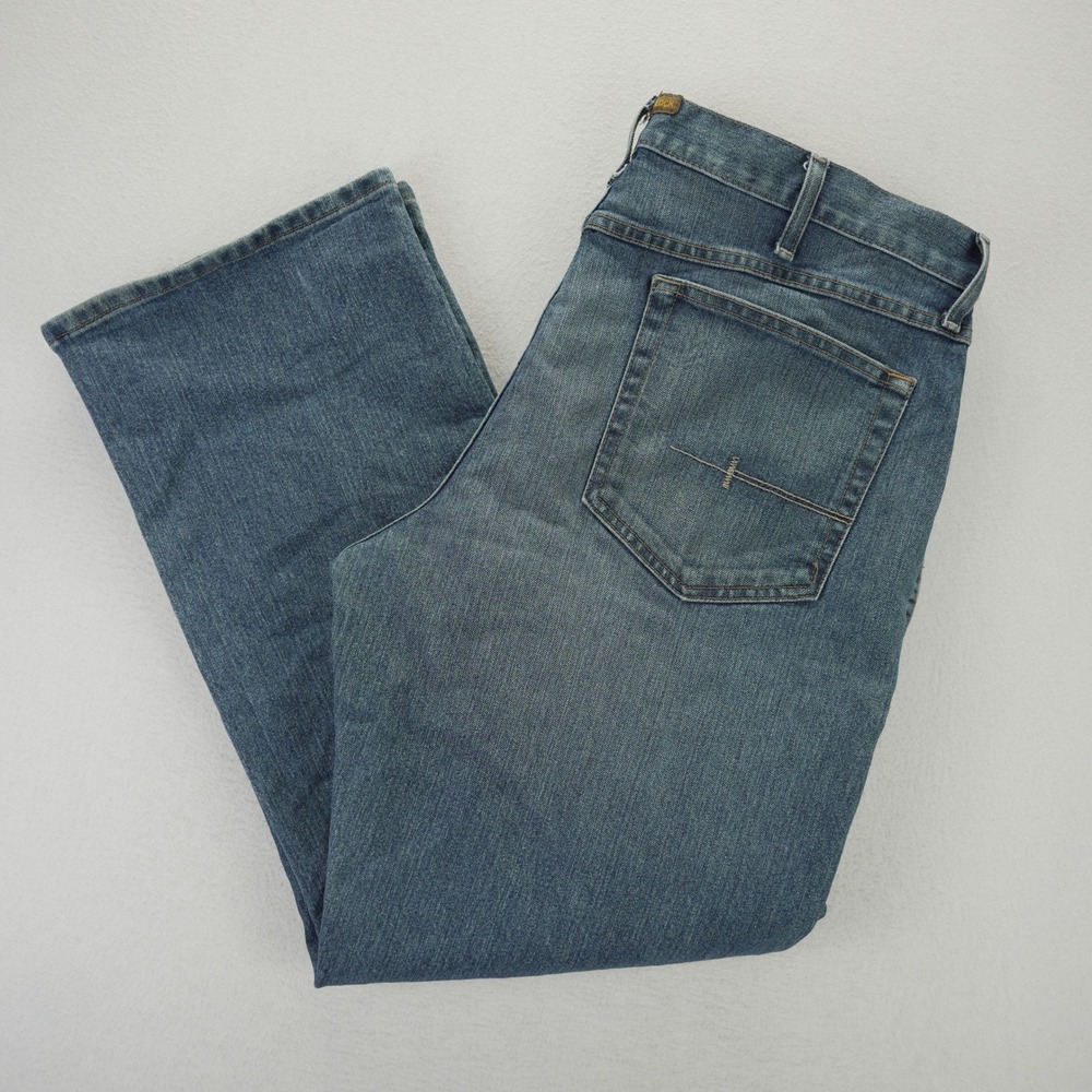 Ariat M4 Low Rise Boot Cut Jeans Mens 38x30 Medium Wash Denim Stretch Western